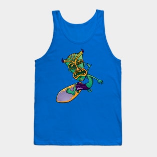 Tiki Surfer Dude Tank Top